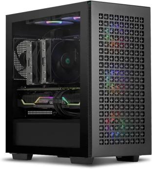 Компьютерный корпус Deepcool CH370 черный без БП mATX 1x120мм 1xUSB 2.0 1xUSB 3.0 audio bott PSU