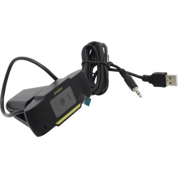Веб-камера ExeGate GoldenEye C270 HD 1280x720, 30 кадр/с, USB Type-A, микрофон (шумоподавление), универсальное крепление