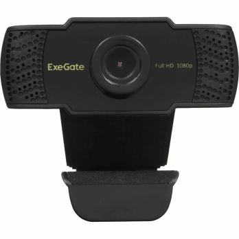 Веб-камера ExeGate BusinessPro C922 FullHD 1920x1080, 30 кадр/с, USB Type-A, микрофон (шумоподавление), универсальное крепление, штатив в комплекте