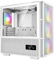 Компьютерный корпус Deepcool CH560 WH без БП, боковое окно (закаленное стекло)