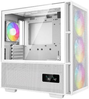 Компьютерный корпус Deepcool CH560 WH без БП, боковое окно (закаленное стекло)