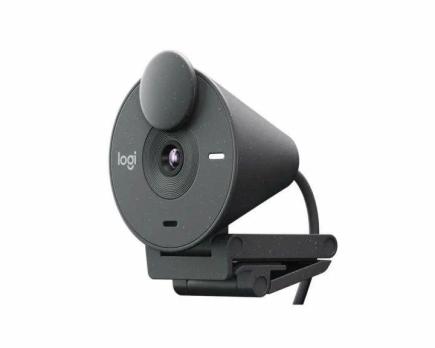 Веб-камера Logitech Brio 300 1920x1080, 30 кадр/с, USB Type-C, микрофон (шумоподавление), автоматическая фокусировка, автоосвещение, универсальное крепление белая