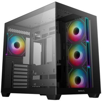 Компьютерный корпус Deepcool CG530 черный без БП ATX 2x120мм 2x140мм 2xUSB 2.0 1xUSB 3.0 audio bott PSU