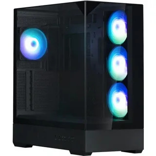 Компьютерный корпус ZALMAN P40 Prism, ATX, черный, WINDOW, 2x3.5