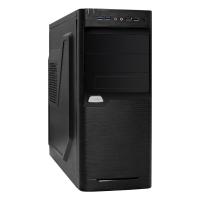 Компьютерный корпус Miditower ExeGate XP-330U-UNS500 (ATX, БП UNS500 с вент. 12см, 2хUSB/2хUSB 3.0, аудио, черный)