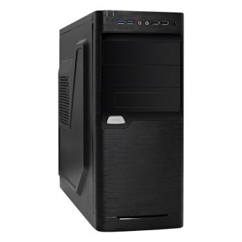 Компьютерный корпус Miditower ExeGate XP-330U-UNS500 (ATX, БП UNS500 с вент. 12см, 2хUSB/2хUSB 3.0, аудио, черный)