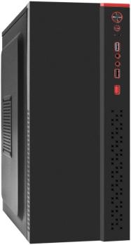 Компьютерный корпус Miditower ExeGate AA-443-UNS450 (ATX, БП UNS450 с вент. 12см, 2хUSB+HD Audio, черный)