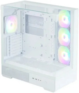 Компьютерный корпус ZALMAN P40 Prism Plus, ATX, белый, WINDOW, 3xCombo (3.5'' or 2.5