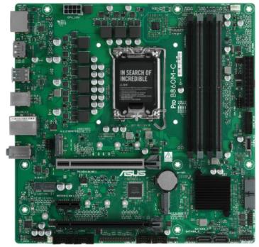 Материнская плата ASUS PRO B860M-C-CSM LGA1851 mATX 4xDDR5 2xPCIEx16 PCIEx1 USB-C 2xDP HDMI 2xM.2 GLAN