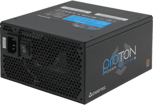 Блок питания Chieftec Proton BDF-650C, 650Вт, 80 PLUS Bronze, 140мм, модульный, черный
