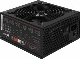 Блок питания Aerocool/Formula 1200W Retail KCAS PLUS 1200GM, 80 PLUS Gold, ATX v2.4, модульный, fan 14cm, 8x PCI-E [6+2-Pin], 10x SATA, 6x MOLEX