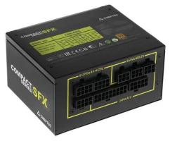 Блок питания Chieftec Compact CSN-450C, 450Вт, 80 PLUS Gold, 80мм, модульный, черный