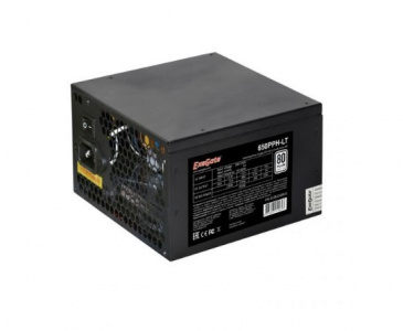 Блок питания ExeGate 650PPH-LT-S-OEM (EX282046RUS-OEM-S), 650Вт, 80 PLUS, 120мм, черный
