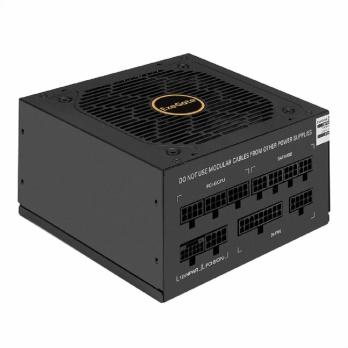 Блок питания ExeGate 750VSP FС (EX297232RUS), 750Вт, 80 PLUS Gold, 120мм, модульный, черный