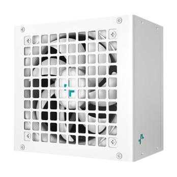 Блок питания Deepcool/GamerStorm PQ1000G WH (ATX 3.1, 1000W, Full Cable Management, 120мм fan, 80+ GOLD, Active PFC + Half Bridge + DC/DC, Full Japanese Capasitors, Gen5 PCIe, белый) RET (R-PQA00G-FD0W-WGEU-V1)