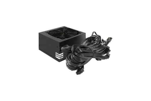 Блок питания 750W ExeGate 80 PLUS Bronze 750PPH-S-OEM (ATX, APFC, SC, КПД 89% (80 PLUS Bronze), 12cm fan, 24pin, 2x(4+4)pin, 4xPCI-E, 8xSATA, 4xIDE, кабель 220V 1,8м с защитой от выдергивания, black, RTL)