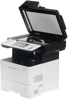 МФУ лазерное Kyocera ECOSYS MA4500ix (110C113NL0), A4, ч/б, печ. до 45 стр/мин., скан. до 60 стр/мин. (ч/б) 40 стр/мин. цвет, 1200 x 1200 dpi (печать) 600x600dpi (скан.), USB, RJ-45, Air Print, Mopria