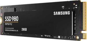 Накопитель SSD Samsung 980, 250Gb, PCIe 3.0 x4, M.2 2280, NVMe, R/W 2900/1300