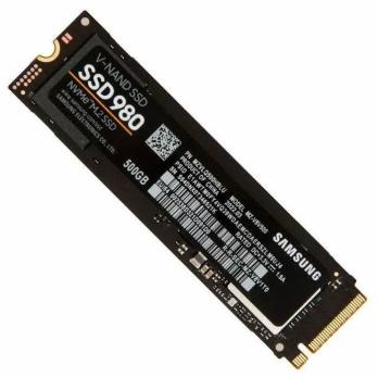 Накопитель SSD Samsung 980 MZ-V8V500BW, 500Gb, PCIe 3.0 x4, M.2 2280, NVMe, R/W 3100/2600
