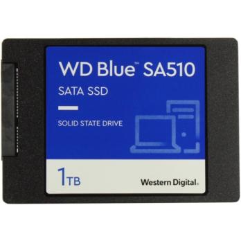 Накопитель SSD WD Blue SA510 1Tb, SATA III, 2.5", R/W 560/520