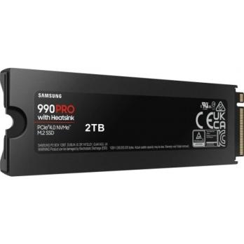 Накопитель SSD Samsung 990 PRO, 2Tb, PCIe 4.0 x4, M.2 2280, NVMe, R/W 7450/6900
