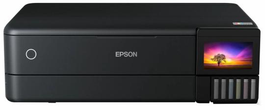 МФУ струйное Epson L8180 (C11CJ21403/C11CJ21402) A3 Duplex Net WiFi USB RJ-45 черный