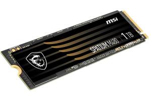 Накопитель SSD MSI SPATIUM M480 PRO, 1000Gb, M.2 2280, PCIe 4.0 x4, NVMe, R/W 7400/6000