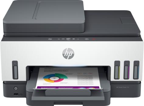 МФУ струйное HP Smart Tank 790 (4WF66A), A4, цветной, печ. до 15 стр/мин. (ч/б) до 9 стр/мин. (цвет), 1200 x 1200 dpi (ч/б печать, скан.) 1200 x 4800 dpi (цвет), USB, Wi-Fi, BlueTooth, Air Print, Mopria