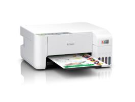 МФУ струйное Epson L3256 (C11CJ67407/C11CJ67414/C11CJ67421/C11CJ67519/C11CJ67504/C11CJ67524/C11CJ67516), A4 цветное, печ. до 10 стр/мин. (ч/б) до 5 стр/мин. (цвет), 1440 x 5760 dpi (печать) 1200x2400dpi (скан.), USB, Wi-Fi