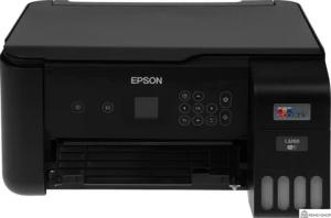 МФУ струйное Epson L3260 (C11CJ66409/C11CJ66507/C11CJ66511/C11CJ66414/C11CK58507), A4, цветной, печ. до 33 стр/мин. (ч/б) до 15 стр/мин. (цвет), 1440 x 5760 dpi (печать) 1200x2400dpi (скан.), USB, Wi-Fi, Air Print, Mopria