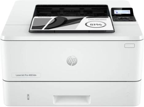 Принтер лазерный HP LaserJet Pro M4003dw (2Z610A), A4, ч/б, до 40 стр/мин., 1200 x 1200 dpi, USB, RJ-45, Wi-Fi, Air Print, Mopria