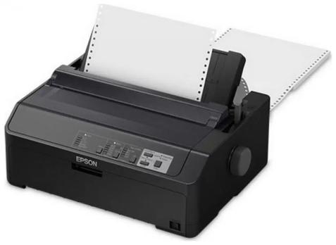Принтер матричный Epson FX-890II (C11CF37401), A4, 9х2-игольный (80 колонок), высокоскоростной (735 cps), до 6 экземпляров одновременно (1 оригинал + 5 копий), ресурс ленты: 7,5 млн. символов, USB, LPT, для больших объемов печати
