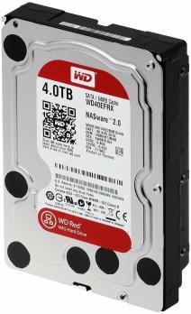 Жесткий диск Western Digital SATA 4Tb 5400 6Gb/S 256MB RED PLUS