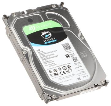 Жесткий диск HDD Seagate 2Tb 5400rpm SATA-III Surveillance Skyhawk 256Mb 3.5"