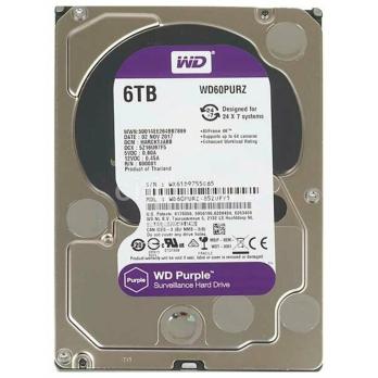 Жесткий диск Western Digital 6Tb SATA-IIISurveillance Purple (5400rpm) 256Mb 3.5"