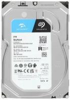 Жесткий диск HDD Seagate SkyHawk 2Tb SATA 5400 rmp 6Gb/s 256Mb 3.5" 1 year warranty (replacement ST2000VX008, ST2000VX015, WD23PURZ, ST2000VM003)