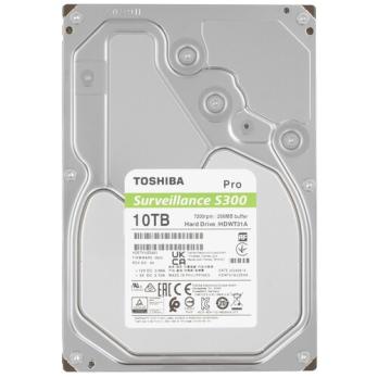 Жесткий диск Toshiba SATA-III 10Tb MD10ADA10TV Surveillance S300 Pro (7200rpm) 512Mb 3.5"