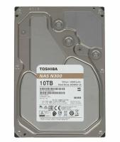 Жесткий диск HDD Toshiba N300 NAS SATA3 3.5" 10TB 7200 512Mb 6Gb/s 1 year warranty