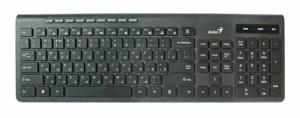 Клавиатура беспроводная Genius SlimStar 7230, USB, Радиоканал, черный