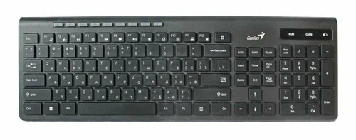 Клавиатура беспроводная Genius SlimStar 7230, USB, Радиоканал, черный