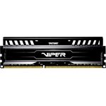 Оперативная память Patriot Viper 3, DDR3, 8GB (1x8 GB), 1600 MHz, CL10, DIMM, радиатор, черный
