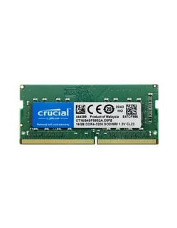 Оперативная память Crucial, DDR4, 16GB (1x16 GB), 3200 MHz, CL22, DIMM, OEM