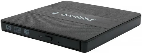 Оптический привод внешний CD/DVD привод USB 3.0 Gembird DVD-USB-03C пластик, черный