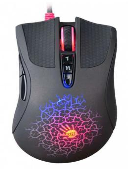 Мышь проводная A4Tech Bloody AL90 Blazing черный, 12000 dpi, USB, кнопки - 8