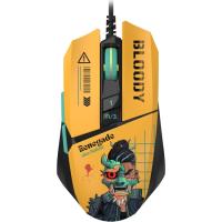 Мышь проводная A4Tech Bloody W63 Max Renegade желтый, 12000 dpi, USB, кнопки - 7