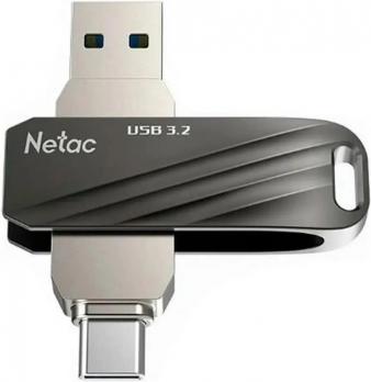 Флешка USB Netac US11 128Gb USB 3.0+TypeC Dual Flash