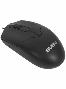 Мышь проводная SVEN RX-30 черный, 1000 dpi, USB, кнопки - 3