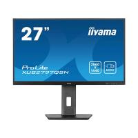Монитор 27" Iiyama ProLite XUB2797QSN-B2 IPS 2560x1440, 100 Гц, 1 мс, 16:9, 300 кд/м², HDMI 2.0, DP 1.4, 3.5 Jack, USB-C (65 Вт), USB Hub (3x USB 3.0), Ethernet, динамики (2x2 Вт), Adaptive-Sync, черный