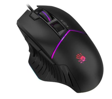Мышь проводная A4Tech Bloody W95 Max черный, 12000 dpi, USB, кнопки - 10