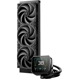 Система водяного охлаждения Deepcool Spartacus 360 ARGB Soc-AM5/AM4/1200/1700/1851 черный 4-pin 32.23dB Al LCD 2073gr Ret (R-SPT360-BKDSMP-G-1)